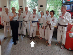 Mit 85 Karate 11.8.2025